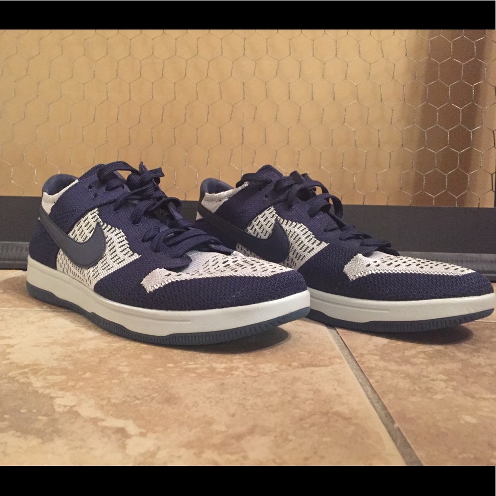 Nike Dunk Flyknit 917746-400 College Navy Size 12